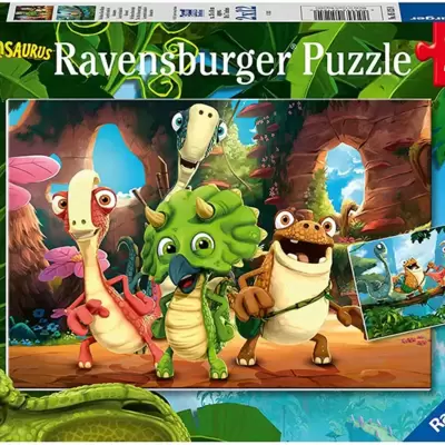 Puzzle 2x12 delova Družina malih dinosaurusa Ravensburger 05125