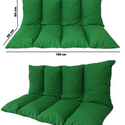 Jastuk Za Baštensku Ljuljašku 100 x 50 x 50 cm Green