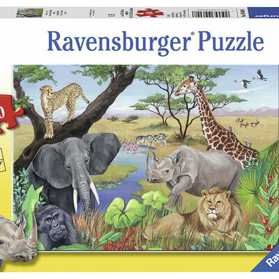 Ravensburger Puzzle Slagalica 60 delova Na safariju 09600