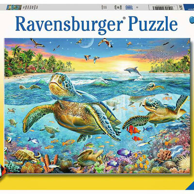 Ravensburger Slagalica 100 delova Plivaj sa morskim kornjačama 12942