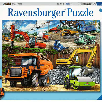 Ravensburger Slagalica 100 delova Građevinska vozila 12973