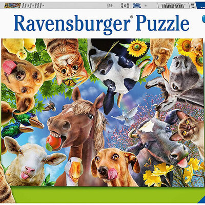 Ravensburger Slagalica 200 delova Smešni selfi na farmi 12902