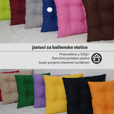 Sedalica Jastuk Za Baštensku Stolicu 40 x 40 cm Blue