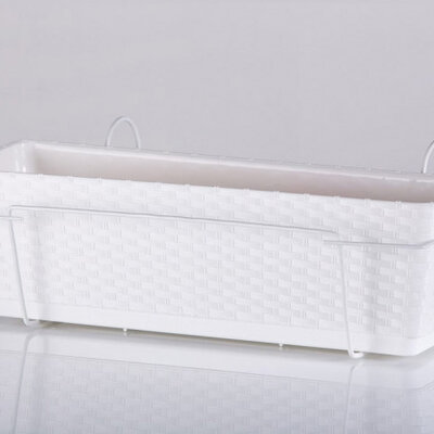 5 žardinjera sa 5 žica - bela boja