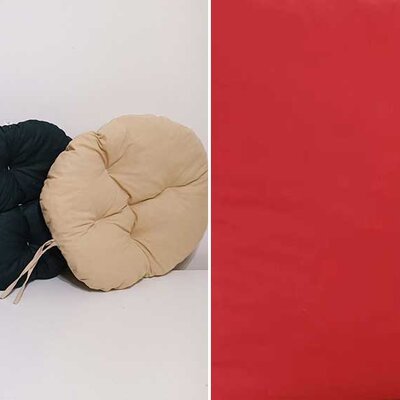 Okrugli jastuk sedalica za stolice 50 cm - Red