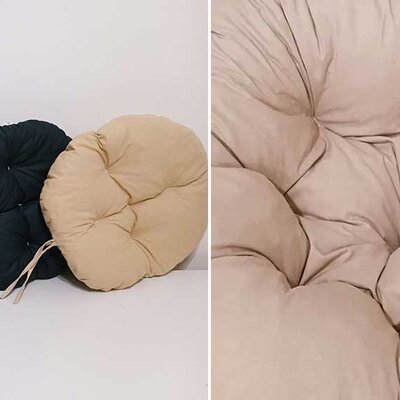 Okrugli jastuk sedalica za stolice 50 cm - Cafe Latte