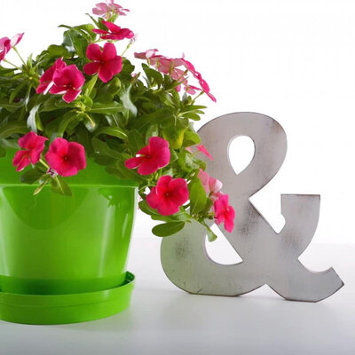 Crystal saksija 20 cm zelena