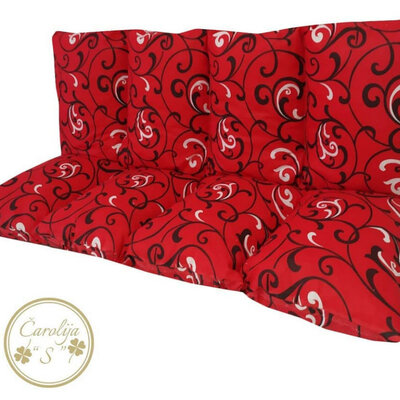 Jastuk Za Baštensku Ljuljašku 150 x 50 x 50 cm Red ORNAMENT