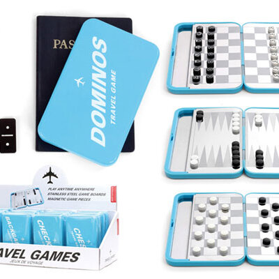 Kikkerland Set retro društvenih igara za put GG56-A