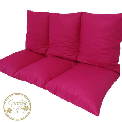 Jastuk Za Baštensku Ljuljašku 120 x 50 x 50 cm CIKLAMA