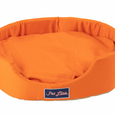 Pet Line Krevet za male pse i mačke Oval Orange 52cm