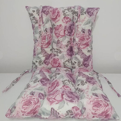 Jastuk Za Stolicu Sa Naslonom 1 kom. 40 x 80 cm ROSES