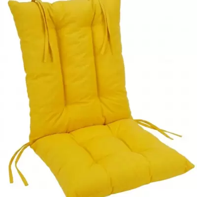 Jastuk Za Stolicu Sa Naslonom 1 kom. 45 x 90 cm YELLOW