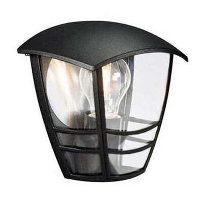 Philips Creek spoljašnja zidna svetiljka crna max 1x60W