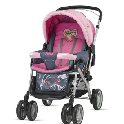 Chipolino Baby Max kolica Leo pink bee