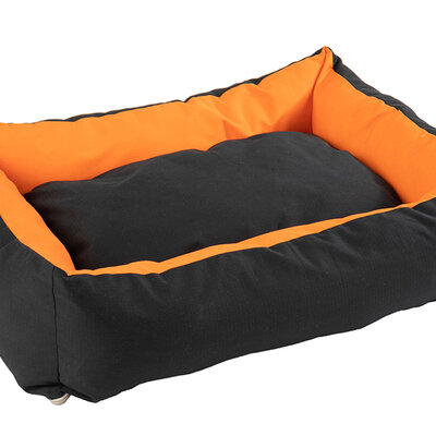 Pet Line Krevet za pse Square Black-Orange 65cm 26-2