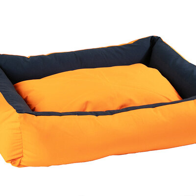 Pet Line Krevet za pse Square Orange-Navy 90cm 63-6