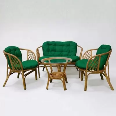 Jastuci za bambus ratan garnituru Bahama GREEN