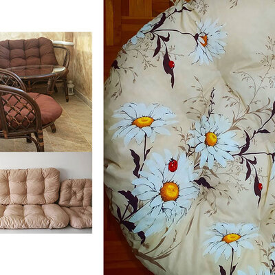 Jastuci za bambus ratan garnituru Bahama BELE RADE