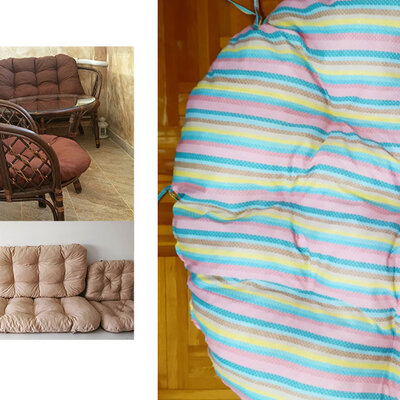 Jastuci za bambus ratan garnituru Bahama STRIPES