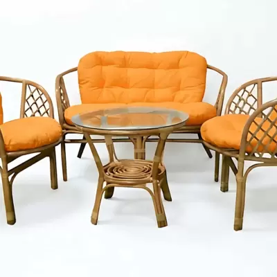 Jastuci za bambus ratan garnituru Bahama ORANGE