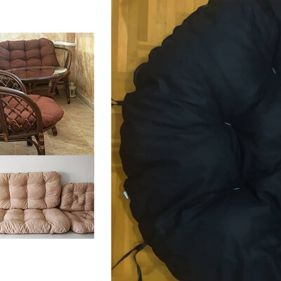 Jastuci za bambus ratan garnituru Bahama BLACK