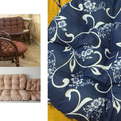 Jastuci za bambus ratan garnituru Bahama Dark Blue ORNAMENT