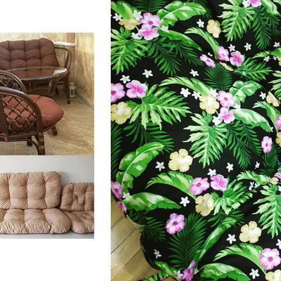 Jastuci za bambus ratan garnituru Bahama Green FLO