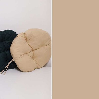 Okrugli jastuk sedalica za stolice 50 cm - Beige
