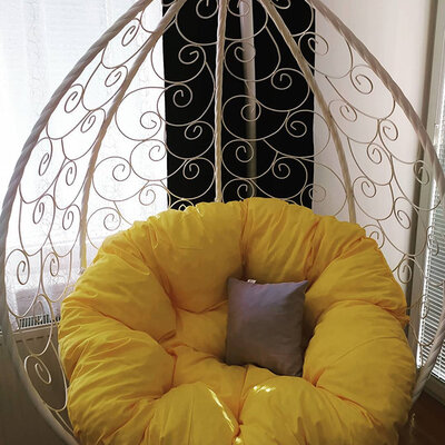 Jastuk Za Jaje Baštensku Ljuljašku - 100 cm YELLOW