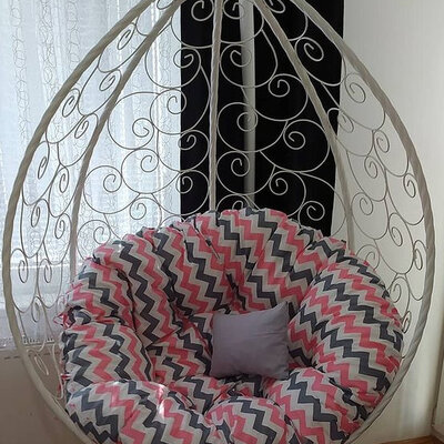 Jastuk Za Jaje Baštensku Ljuljašku - 100 cm CIK CAK Red