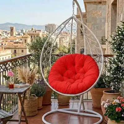 Jastuk Za Jaje Baštensku Ljuljašku - 120 cm - Red