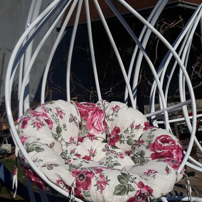 Jastuk Za Jaje Baštensku Ljuljašku - 120 cm - Pink Flo