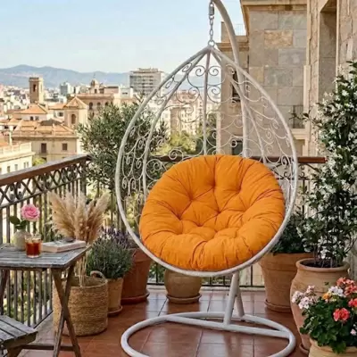 Jastuk Za Jaje Baštensku Ljuljašku - 140 cm - Orange