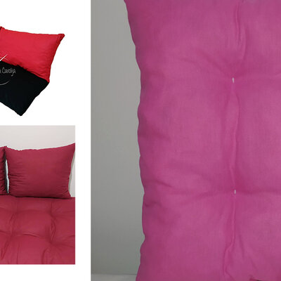 Jastuci za garniture od paleta - 100 x 50 x 50 cm - Pink