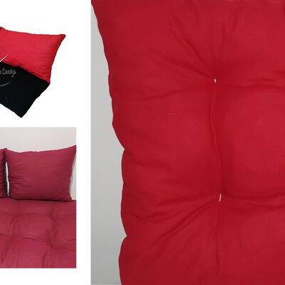 Jastuci za garniture od paleta - 100 x 50 x 50 cm - Red