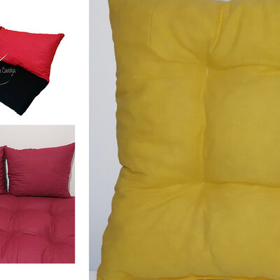 Jastuci za garniture od paleta - 100 x 50 x 50 cm - Yellow