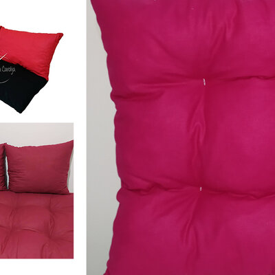 Jastuci za garniture od paleta - 130 x 50 x 50 cm - Ciklama