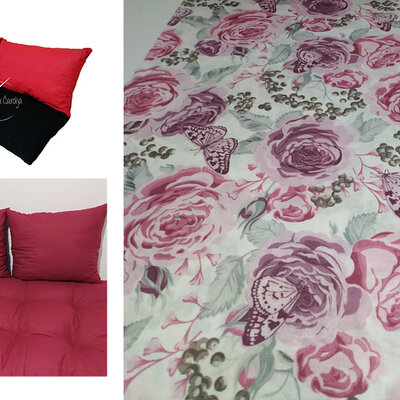 Jastuci za garniture od paleta - 130 x 50 x 50 cm - Roses