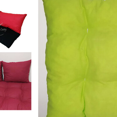 Jastuci za garniture od paleta - 130 x 50 x 50 cm - Limeta