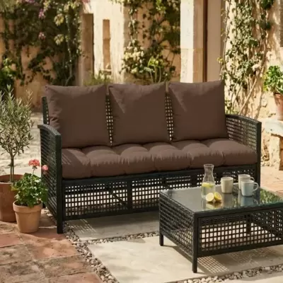 Jastuci za trosed - 160 x 50 x 50 cm - Brown