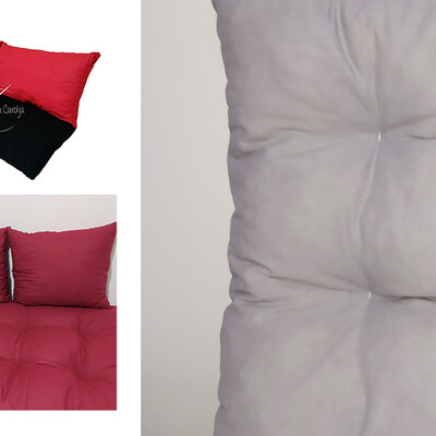 Jastuci za garniture od paleta - 160 x 50 x 50 cm - Grey