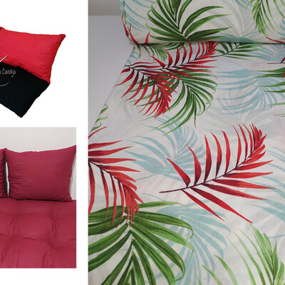 Jastuci za garniture od paleta - 160 x 50 x 50 cm - Flora