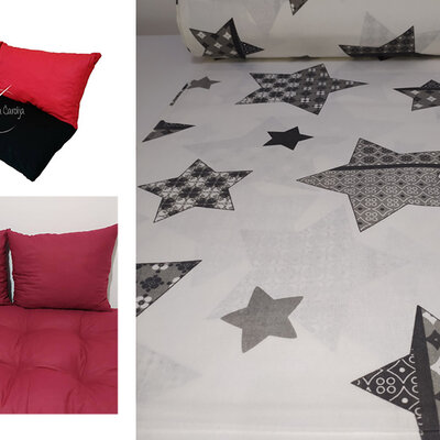 Jastuci za garniture od paleta - 160 x 50 x 50 cm - Stars