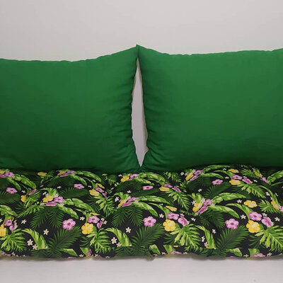 Jastuci za garniture od paleta 130 x 50 x 50 cm Zelena Rapsodija