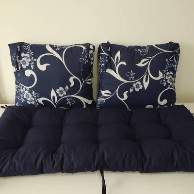 Jastuci za garniture od paleta 160 x 50 x 50 cm Plava Rapsodija