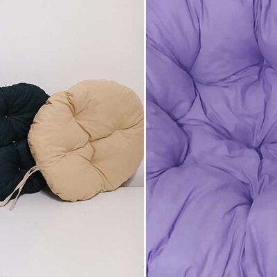Okrugli jastuk sedalica za stolice 50 cm - Lila