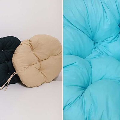 Okrugli jastuk sedalica za stolice 50 cm - Turquoise