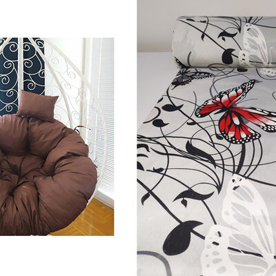 Jastuk Za Gnezdo Baštensku Ljuljašku - 100 cm - Butterfly