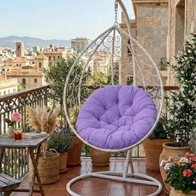 Jastuk Za Gnezdo Baštensku Ljuljašku - 100 cm - Lila